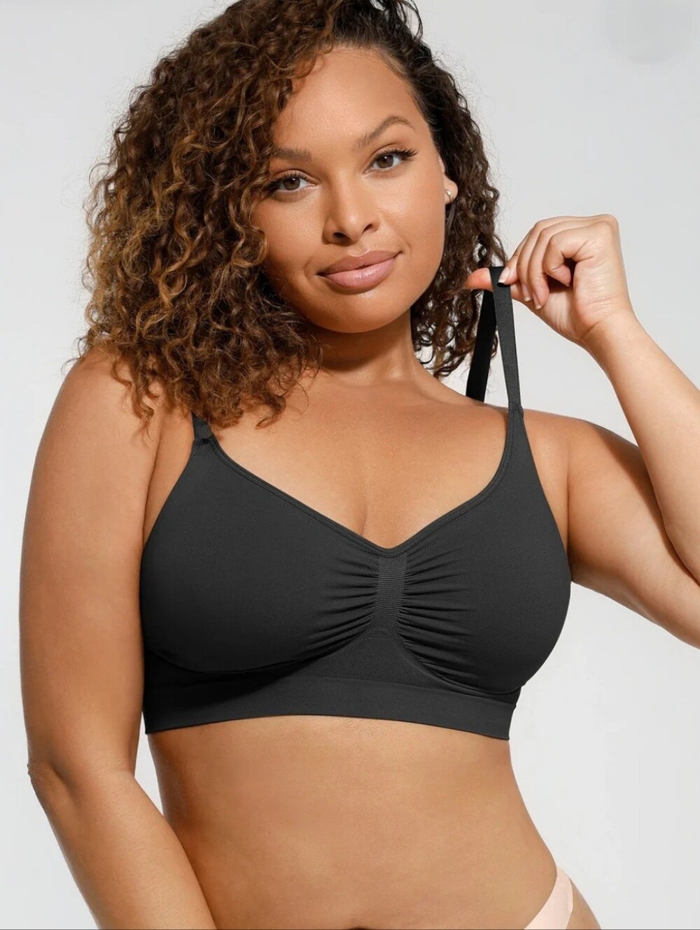 Everyday Comfort Wireless Black Bralette